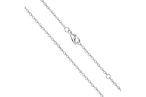 OSTAN Collar Plata de Ley Mujer 925, Collares Mujer sin Colgante 1,4 mm 40cm-100cm