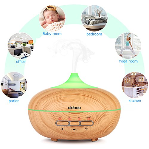 Aroma Diffuser, Aidodo 300ml Automatische Induktion Luftbefeuchter Ultraschall Aromatherapie Humidifier - 5