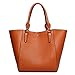 Produktbild NBAG Damenmode Retro Einfache Schulter Handtasche Wilde Einfache Mode Damen Umhängetasche Öffnen Der Tasche Temperament Big Bag,Brown