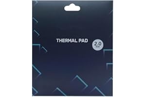 1 one enjoy Thermal Pad 12.8 W/mK, 120x120mm, Non Conductive Heat Resistance High Temperature Resistance, Silicone Thermal Pads for Laptop Heatsink/GPU/CPU/LED Cooler (2mm)