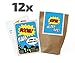 Produktbild 12 Superhelden Einladungskarten/Partytüten Set zum Kindergeburtstag / Mitgebseltüten / Geschenktüten / Give-aways / Mitgebsel / Geburtstagseinladungen / Einladungen / Geburtstag / Jungen / Mädchen