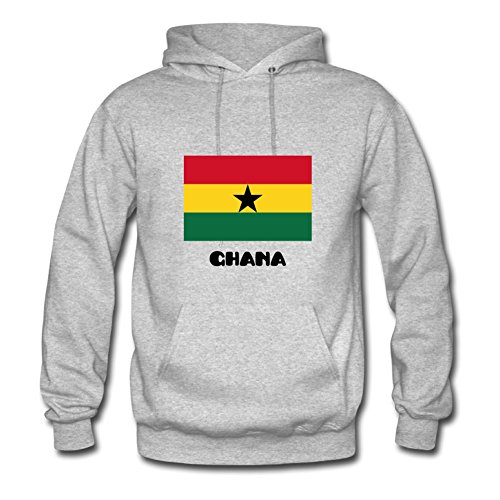 Ghana Grey Women Speacial Hoodies Shirt Personalized Small