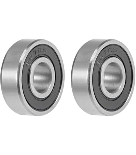 Sourcing Map Lot De 10 Roulements à Billes à Rainure Profonde 6801-2RS - 12 Mm - Diamètre Extérieur : 21 Mm - Épaisseur