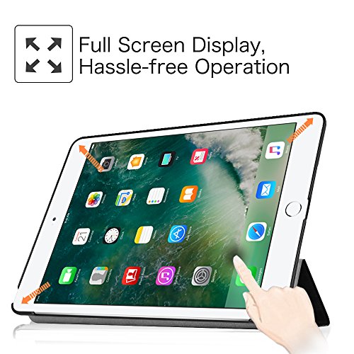 Fintie iPad 9.7 Zoll 2017 Hülle – Ultra Schlank Superleicht Ständer Smart Shell Case Cover Schutzhülle Tasche mit Auto Schlaf / Wach Funktion für Apple iPad 2017 Neue Modell, Don’t Touch - 7
