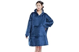 SBYMX Sweat Polaire Femme,Sweat à Capuche Super Dalian, Ultra Douce en Polaire Sherpa Chaude et Confortable,Taille Unique pour Femme, Fille, Adulte, Homme, garçon