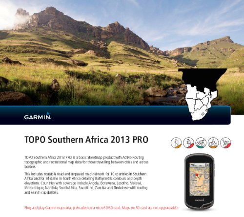 Preisvergleich Produktbild Garmin Karte Topo Südafrika 2013 Pro, 010-11982-00