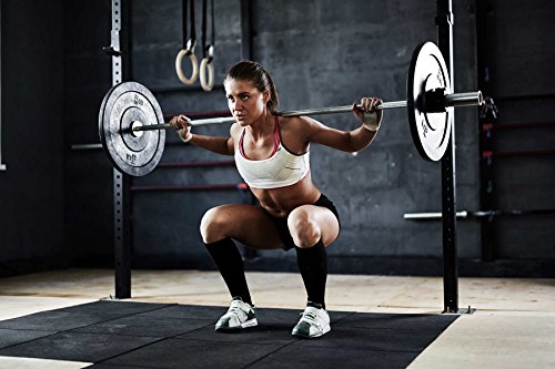 2x Hantelscheiben aus 100% Gusseisen in 1,25kg 2,5kg 5kg oder 10kg / 30mm Bohrung / Mattschwarz idealder für Langhantel oder Kurzhantel - 8