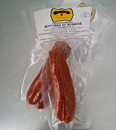 Bottarga di muggine dalla Sardegna, in baffe (intera), pezzatura 130 / 150 grammi