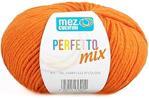 MEZ CURICINI Gomitolo Lana Perfetto Mix: Filati da 50g ad Alta Qualità e Varietà di Colori per Maglieria A Mano