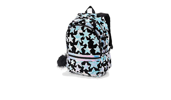 justice velvet backpack