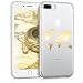 Produktbild kwmobile Apple iPhone 7 Plus / 8 Plus Hülle - Handyhülle für Apple iPhone 7 Plus / 8 Plus - Handy Case in Gold Transparent