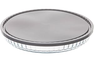 5 FIVE SIMPLY SMART Stampo per crostate in silicone "KeepEat" da 27,5 cm con coperchio