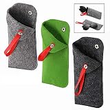 Tamaño: esta funda para gafas de bolsillo se adapta a la mayoría de gafas y gafas de sol de tamaño estándar. Medidas: 7"/17.8cm de largo x 3.1"/7.8cm de ancho.