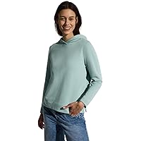 Cecil Damen Silk-Touch Hoodie - Weicher Kapuzenpulli Mit Tunnelzug Und Kurzarm