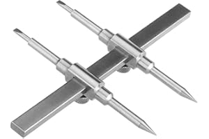 TOOLOFLIFE Objektivschlüssel, verstellbare Reparaturöffnung, Edelstahl, Kameraobjektiv, unterstützt Werkzeug für Kameraobjektiv, 10 mm bis 130 mm