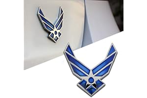 HIGGER 1 Stücke 3D Metall US Air Force Logo Emblem Abzeichen Auto Aufkleber Auto Styling