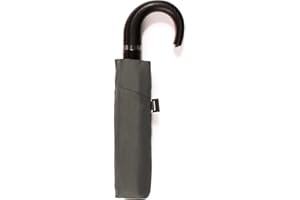 vogue Paraguas compacto y plegable para caballero puño ergonómico. Elegante y Funcional. Duomatic, apertura y cierre automático. Sistema Anti-viento (Wind Proof). (Verde)