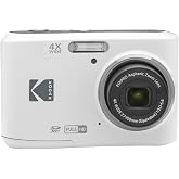Kodak Friendly Zoom FZ45/4x Yakınlaştırma Dijital Fotoğraf Makinesi-Beyaz | Beyaz, 1080p Full HD Video, 27 mm Geniş A&ccedil;ı, Diji