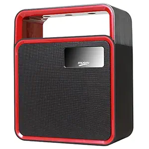 DMG DY31 Portable Wireless Bluetooth HiFi Music Speakers with LED Light and Extra Bass DY31 (Black/Red)