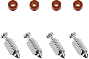 ULTECHNOVO Kit de Siège D'aiguille de Valve de Carburateur Valve à Pointeau de Flotteur pour Briggs Stratton 398188 Moteur Tondeuse à Gazon