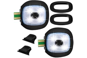 DEHUMI 2Pcs USB Rechargeable Light for LED Beanie Hat,Replaceable Headlamp Cap DIY Hat Light for Men and Women