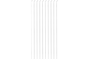 QUARKZMAN 10 st 1,2 x 300 mm (11,81 tum) ståldelar Z drag-/tryckstänger för ersättningsmodell helikopter flygplan båt bil RC DIY