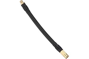 BEDIFFER 6.3in Wąż Przedłużający do Inflatora Opon, Wymiana Przewodu Rurki do Pompowania Narzędzi Pneumatycznych do Elektrycznego Inflatora Xiaomi Rower Motocykl Samochód