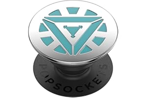 PopSockets PopGrip - Soporte y Agarre para Teléfonos Móviles y Tablets con un PopTop Intercambiable - Enamel Arc Reactor