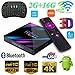 Produktbild H96 Max RK3318 4 Kern Rockchip 4+64GB 2,4G 5G WiFi Android 9.0 Smart TV Box WiFi 4K Ultra 3D-Media-Player Bluetooth 4,0 USB 3.0 + Tastatur (2GB+16GB+i8 Keyboard)
