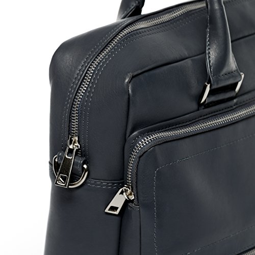 FEYNSINN Laptoptasche BETH – Umhängetasche groß fit für 15″ laptop, iPad – Schultertasche echt Leder - 4