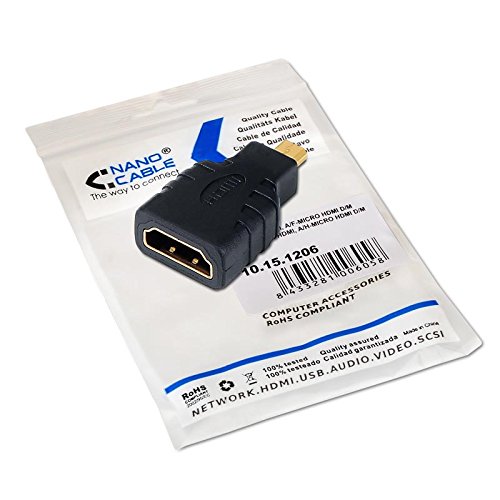 Nano Kabel 10.15.1206-Kabel/Adapter HDMI micro-HDMI-Stecker auf Buchse a - 3