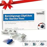 Beruhigungs-Zäpfchen für Hertha-Fans | Lakritz Zäpfchen zur Anwendung bei Niederlagen, Gegentoren & Abstiegsangst
