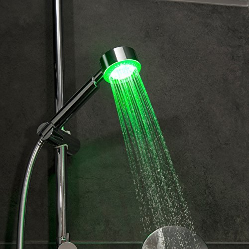 newgen medicals LED-Farbwechsel-Duschkopf DK-80.f mit 41 Düsen - 6