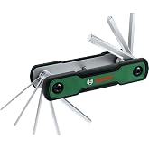 Bosch 8-in-1 Folding Hex Key Set | Metric Allen Key Set...