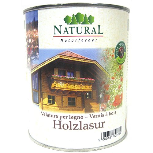 Preisvergleich Produktbild Natural Holzlasur, 2,5 Liter in Nuss