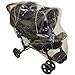 1STOPBABYSTORE RAIN COVER STADIUM DUO TWIN TANDEM DOUBLE RAINCOVE
