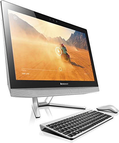 Lenovo B50-30 60,5 cm (23,8 Zoll Full HD) All-in-One Desktop PC (Intel Core-i7-4785T, 8GB RAM, 1008GB SSHD, NVIDIA GeForce 840 A, DVD, Windows 8.1) silber - 2