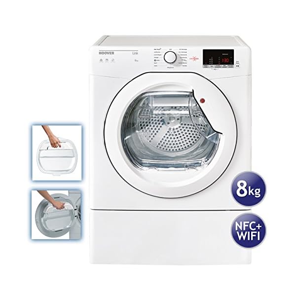 HOOVER GHL C8DE-84 / Kondenstrockner/EEK: B / 8 kg/NFC/Wifi – Bild 3