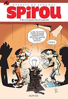 jaquette livre Recueil Spirou - tome 343 - Recueil Spirou  343