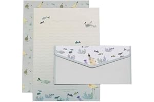LYYHUILIN （with 18 Writing Stationery Paper+9 Envelope ）3 Set Writing Paper Premium Paper for Eco-Friendly and Practical Use Cute Stationery Paper Write Letters Send Business Invitations Thank You Letters