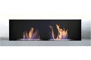 KAMINBAU MIERZWA Bio Etanol Chimenea Modell Tornado Deluxe (inox)