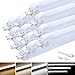 Produktbild 12x LED Leuchtstofflampe, Auralum T5 G5 60CM lang 8W 810LM recycelbare Röhre Leuchtstoffröhre mit Fassung, für Tandem-Betrieb geeignet, warmweiß (2800-3200K),