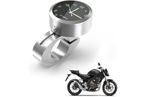 ‎BOLWINS Bolwins A76CS Motorrad Lenker Uhr – Mini Quarz-Uhr für Motorräder, Wasserdicht, Beleuchtet, Digitale Zeitanzeige für Motorradlenker