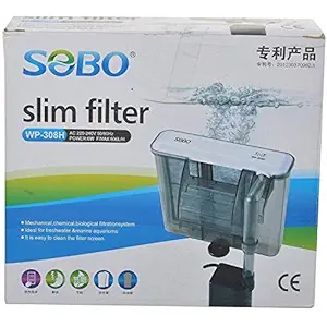 Sobo WP-308H Slim Aquarium Hanging Filter | Happy Fins