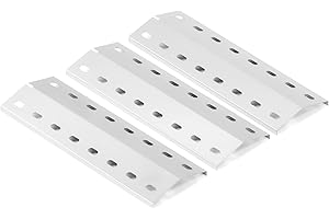 FORYEYC 36,5 x 12cm Edelstahl Universal Brennerabdeckung für Enders Chicago 3, Enders Boston Pro 3K, flammenabdeckung Ersatzteile für Enders Boston 6 Kr Turbo, Tepro 3561, Barbecook Brahma 4.0, 3 Stück