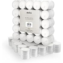 Bougies Gouda - 8 Heures - 100 Pièces - Blanc - 3 Sachets