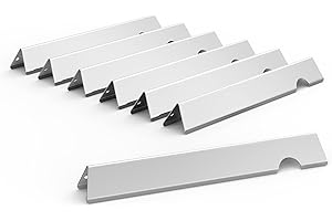 onlyfire Barre Flavorizer in Acciaio Inox， Flavorizer Barre per Weber Genesis II/LX 400 Series (7 Pezzi