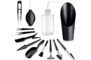 Emiif Set di strumenti per trapianto da giardino Pianta Trapianto di Succulente Strumento per il giardinaggio Bonsai Prodotti e accessori per la cura delle piante