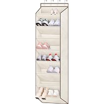 SLEEPING LAMB 3-stöckiger Schuh-Organizer – Stapelbar, Hält Bis Zu 24 Paar Schuhe, Maße 42,7 X 24,4 X 11,4 Cm, Schwarz