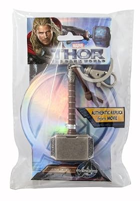 Marvel Avengers 2 Thor Hammer Pewter Key Ring